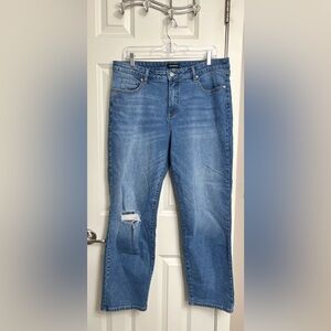 Prosperity Distressed Straight Leg Jeans
